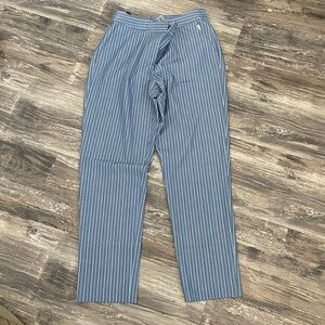 Tommy Hilfiger Blue Striped Women's Pantsuit